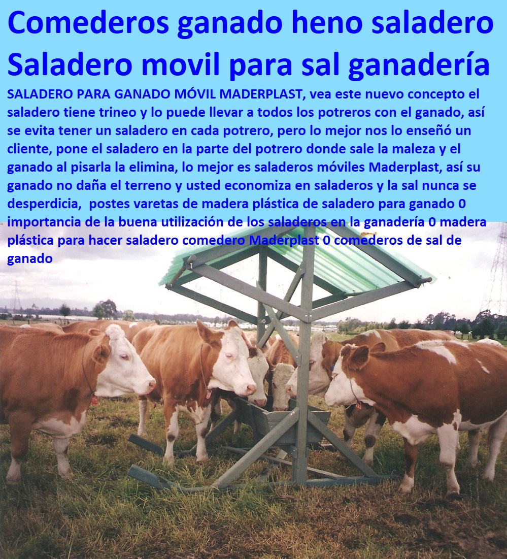 Instalaciones Equipos Ganado de Carne Pastoreo Intensivo, Establos, Corrales, Saladeros, Comederos, Cerramientos, Postes, Ganaderías Tecnificadas, Ganaderías Tecnificadas, Explotación Ganadera Automatizada, Sistemas de Pastoreo, Estabulación de Ganado, Maderplast Saladero móvil portátil Comedero 0 Bebederos Móviles Para Ganado 0 Embarcadero Para Ganado Portatil Movil 0 Tecnología Para Ganado Maderplast 0 Bebederos Para Ganado de 1000 Litros Instalaciones Equipos Ganado de Carne Maderplast Saladero móvil portátil Comedero 0 Bebederos Móviles Para Ganado 0 Embarcadero Para Ganado Portatil Movil 0 Tecnología Para Ganado Maderplast 0 Bebederos Para Ganado de 1000 Litros